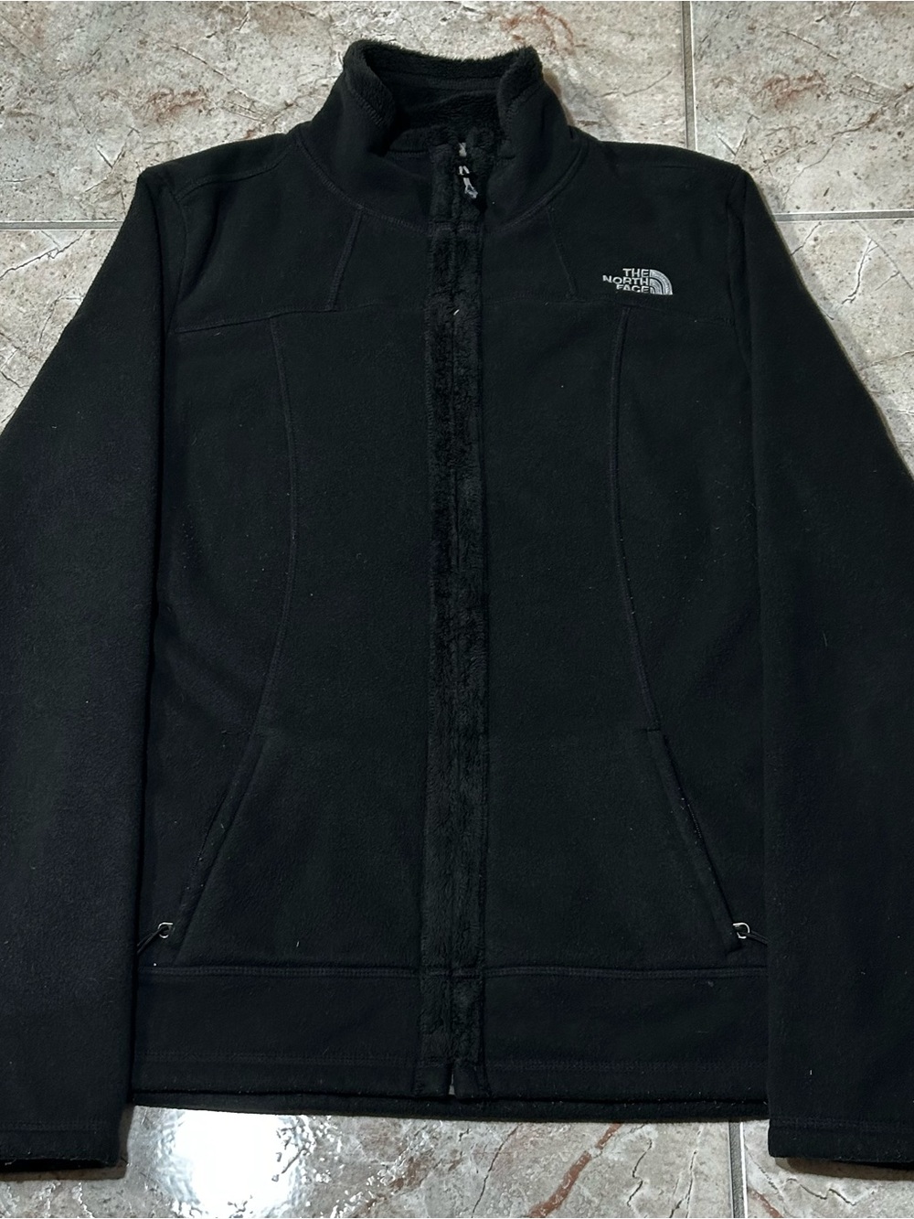 The North Face Women’s Black Fleece Jacket Cozy Lined Size S